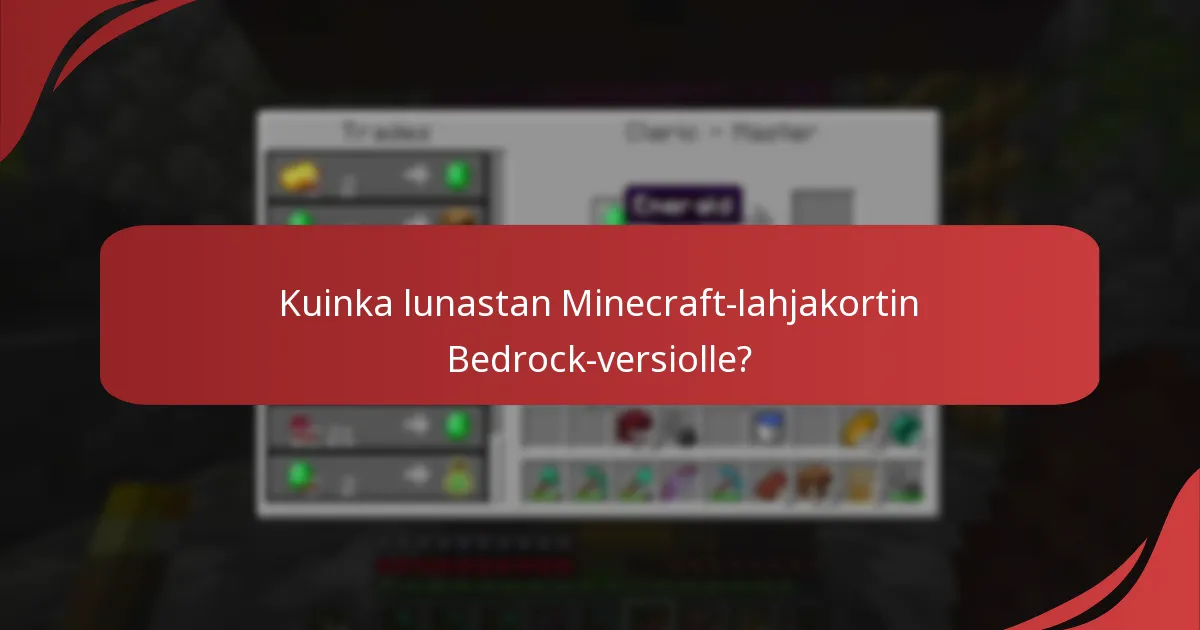 Mitä tarvitsen linkittääkseni Minecraft-tilini lahjakortin lunastamista varten?