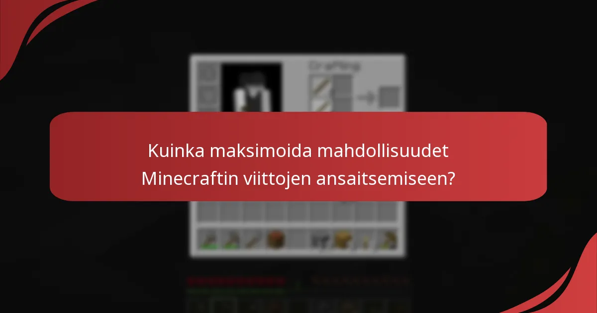 Mitkä mainoskoodit ovat saatavilla Minecraftin viitoille?