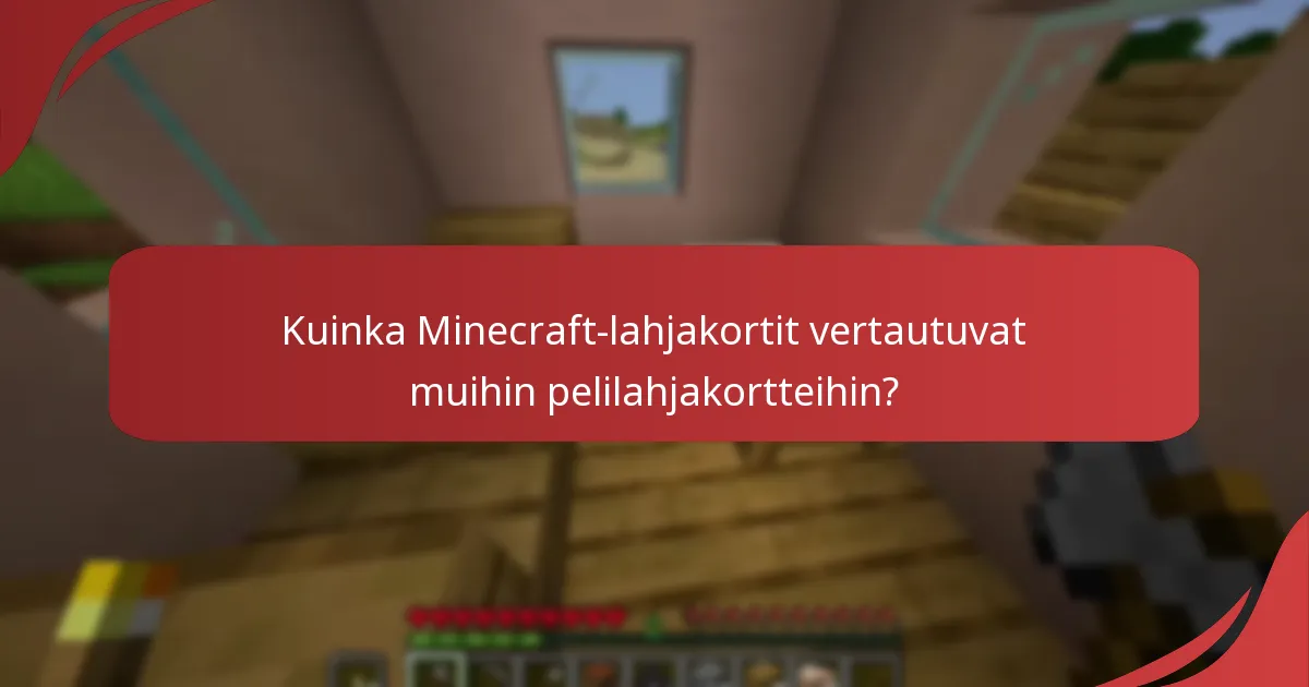 Mitkä ovat Minecraft-lahjakorttien siirrettävyyden rajoitukset?
