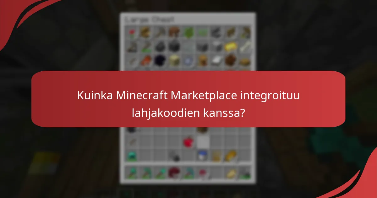 Millaisia pelisisältöjä voin saada Minecraft-lahjakoodien avulla?