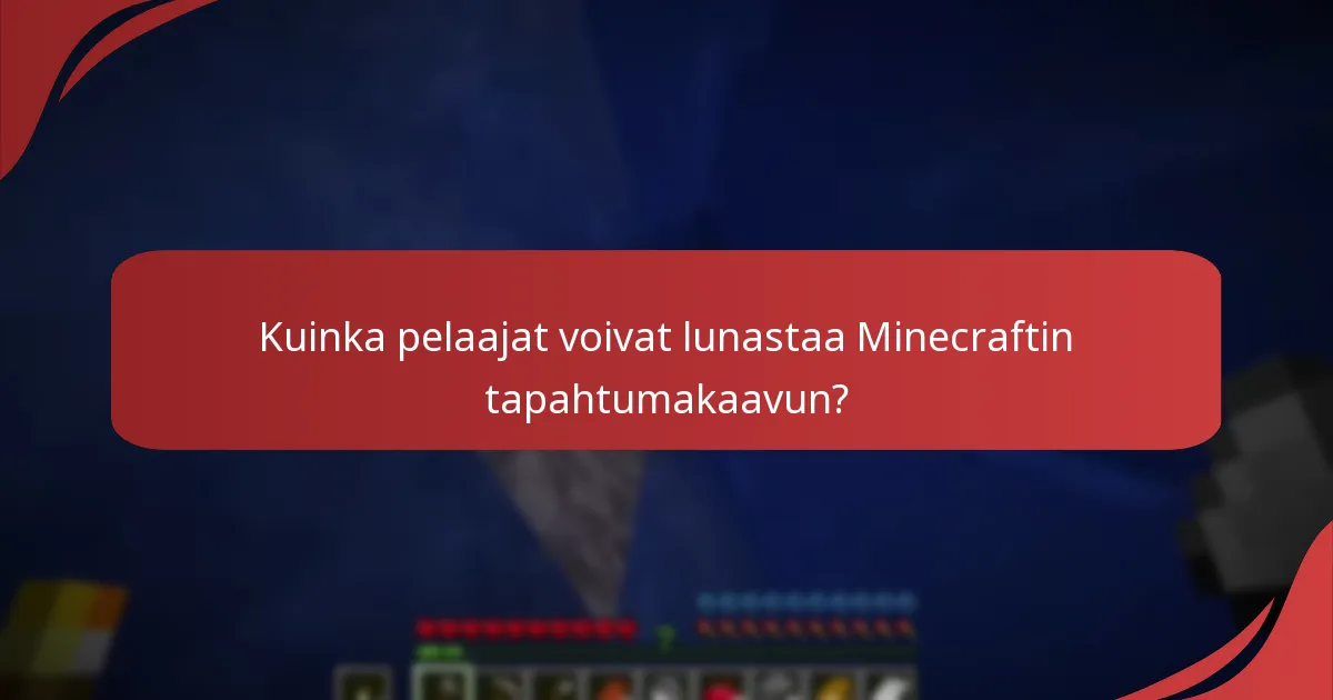 Kuinka pelaajat voivat lunastaa Minecraftin tapahtumakaavun?