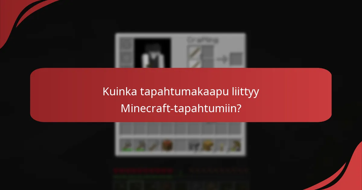Millaisia pelin sisäisiä palkintoja ja erityisesineitä tapahtumakaavuun liittyy?
