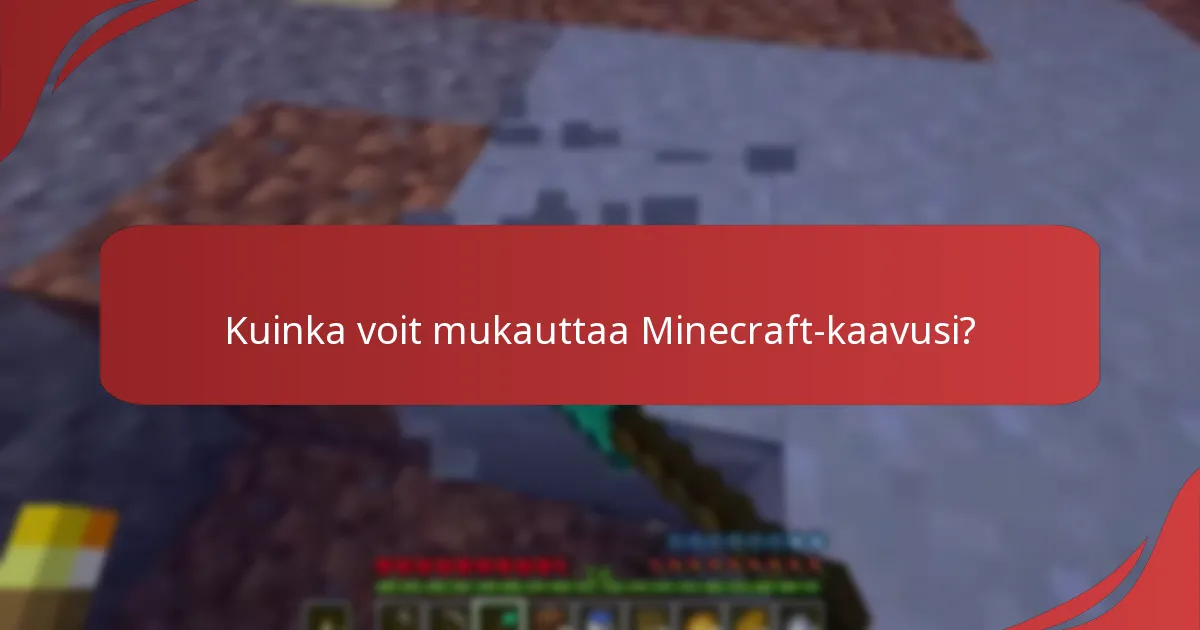 Mitkä ovat kaavujen näkyvyysvaihtoehdot?