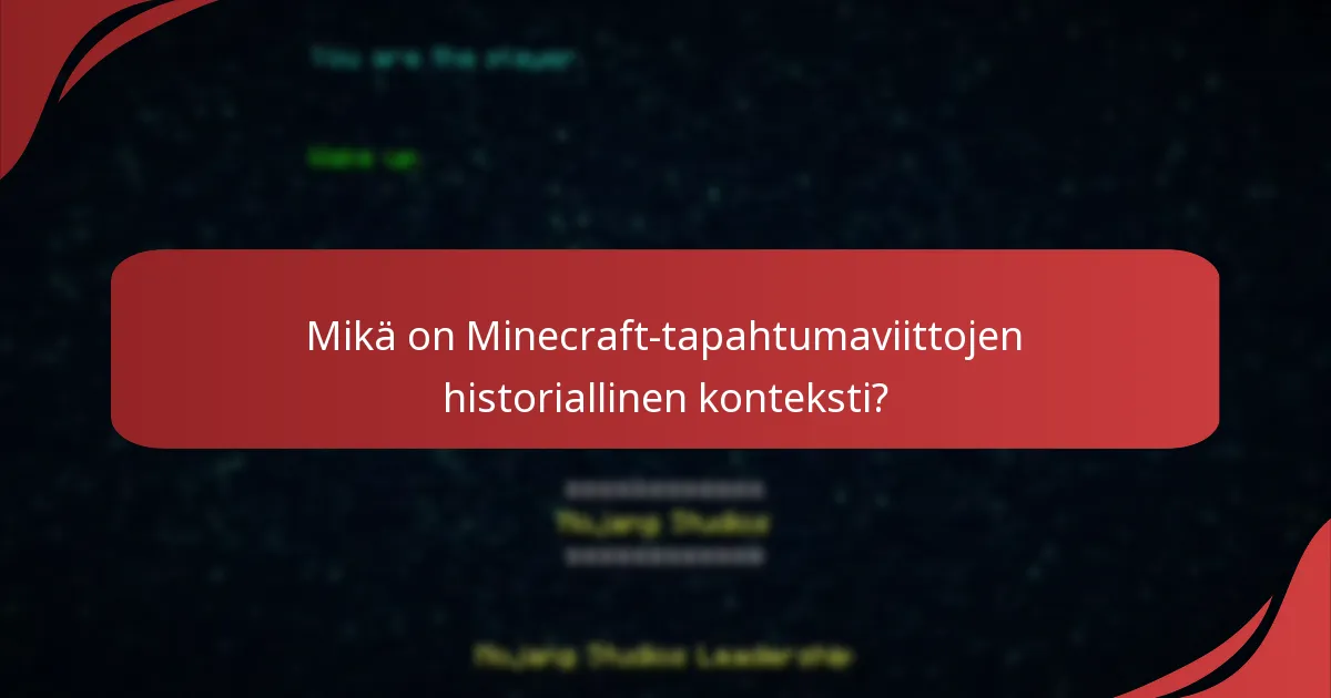Mitkä tiliasetukset ovat tärkeitä tapahtumaviittojen hallinnassa?