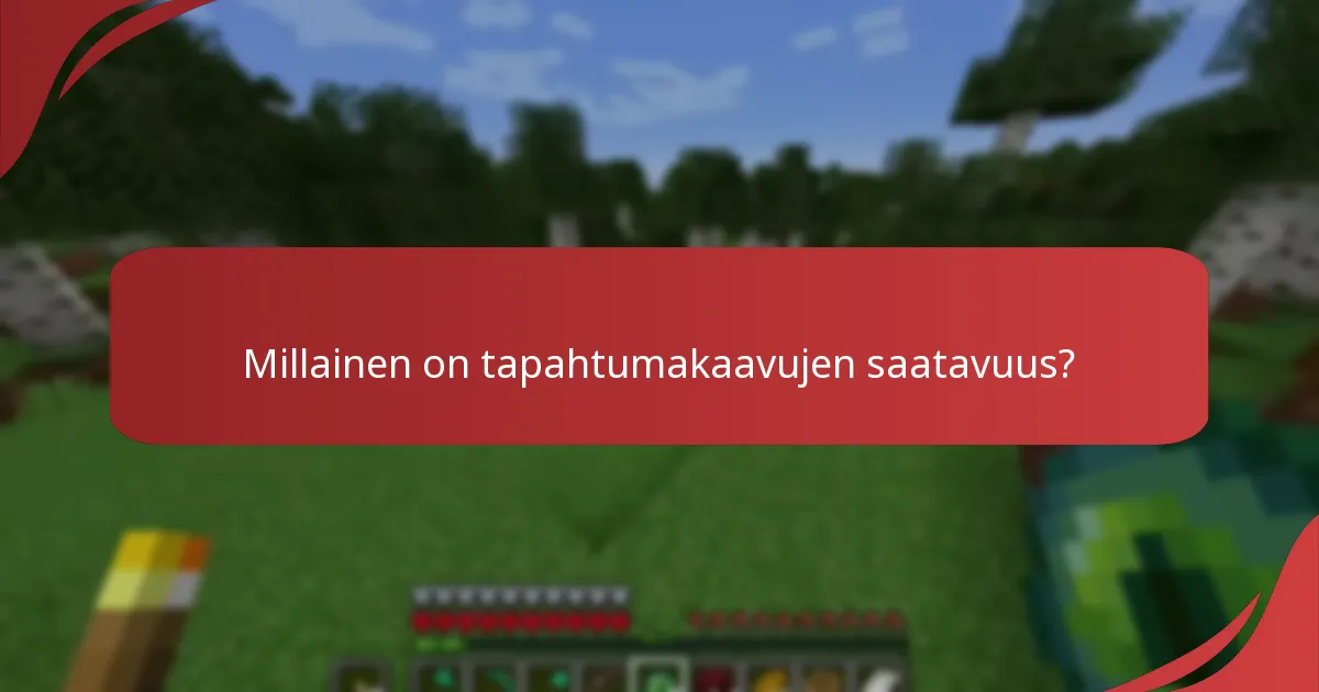 Mitkä tapahtumat tarjoavat kausittaisia kaavun pudotuksia?
