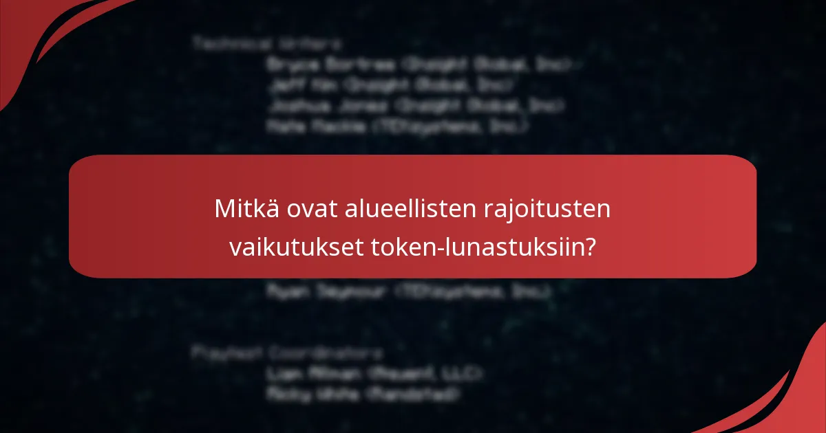 Kuinka ratkaista yleisiä virheitä token-lunastuksessa?